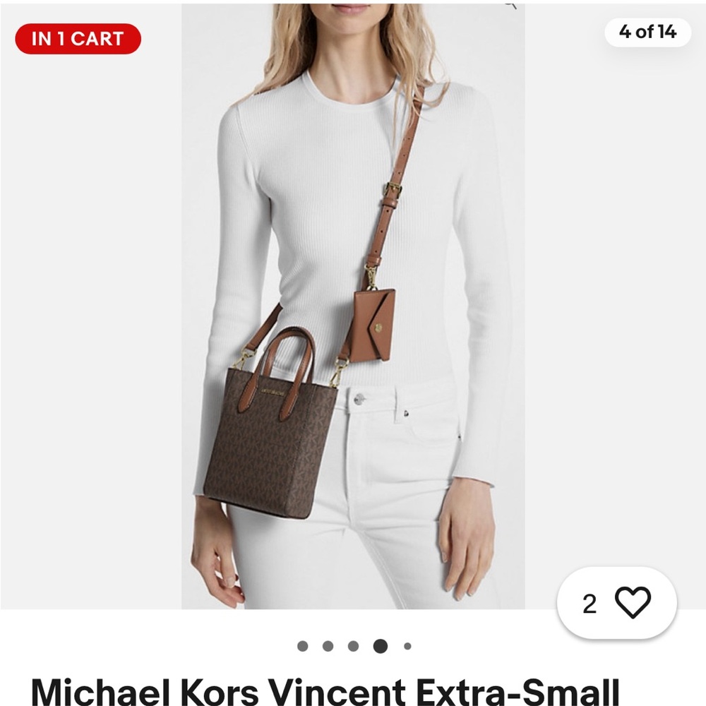Michael Kors Brown Tote Bag - Picture 2 of 5